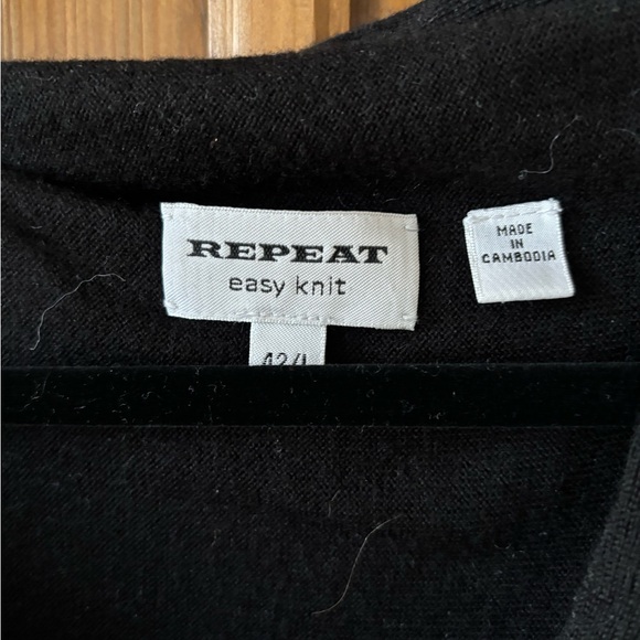 Repeat Black Wrap-Style Sweater - Picture 3 of 3